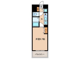 エイペックス天神橋1の物件間取画像